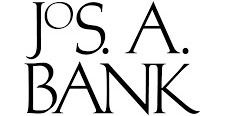 Jos. A. Bank logo in a classic serif font, representing a men's clothing retailer known for suits and formal wear.